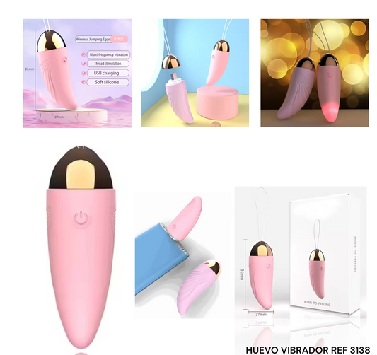 HUEVO VIBRADOR CON LUZ