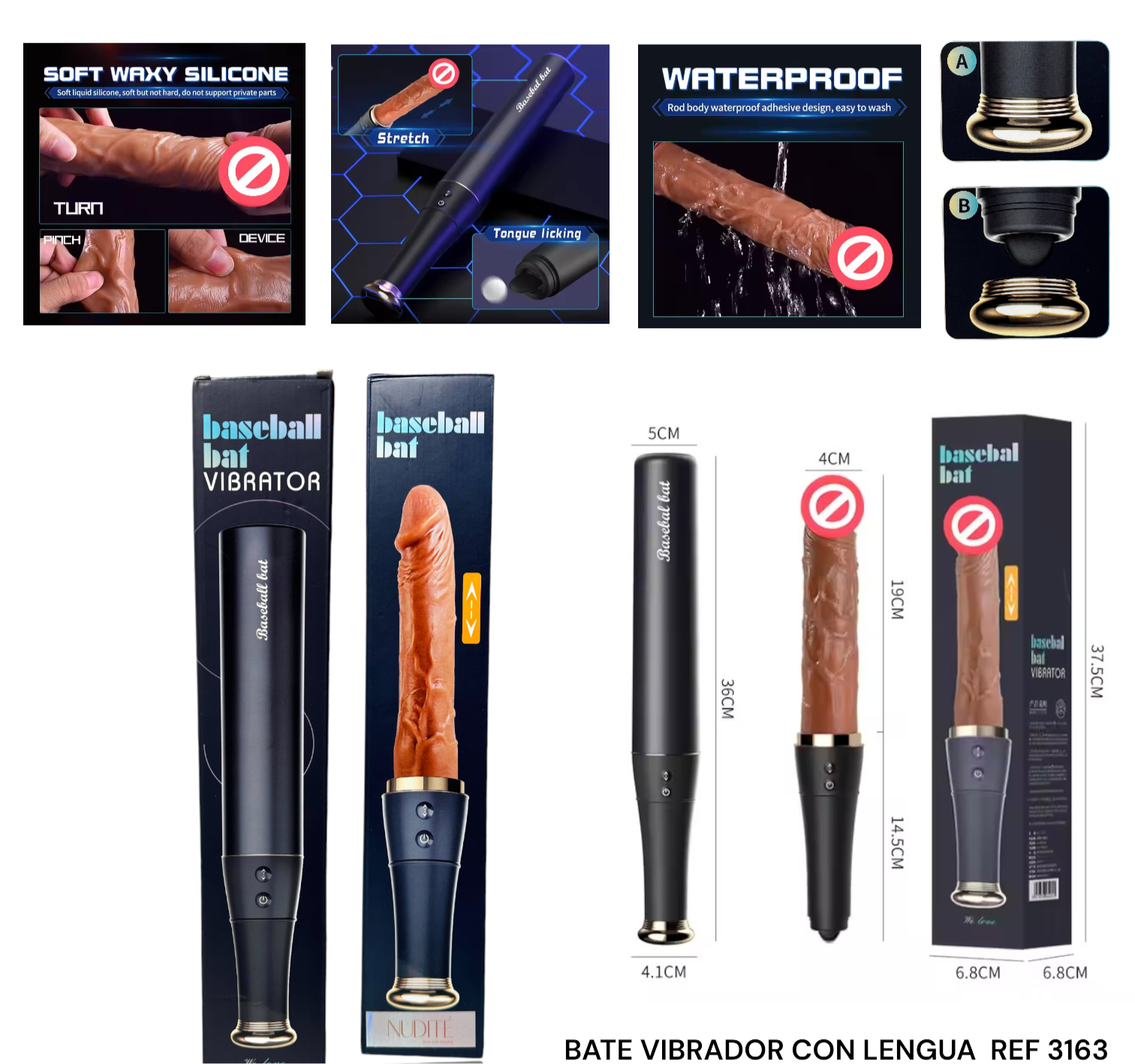 BATE VIBRADOR CON LENGUA