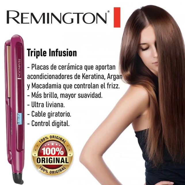 Plancha Remington original triple infusion