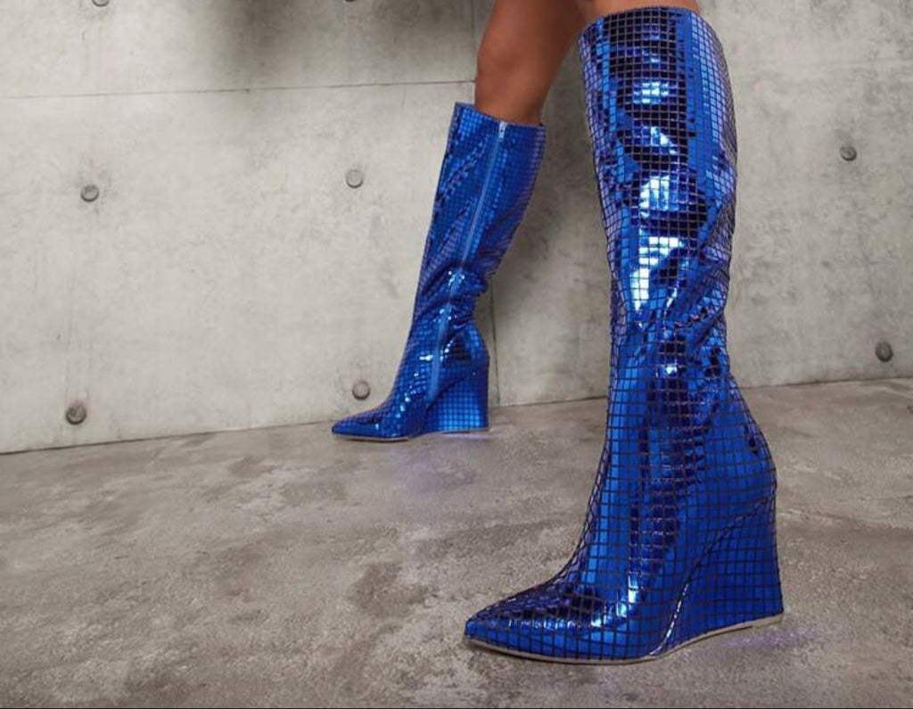 Botas azules
