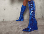 Botas azules