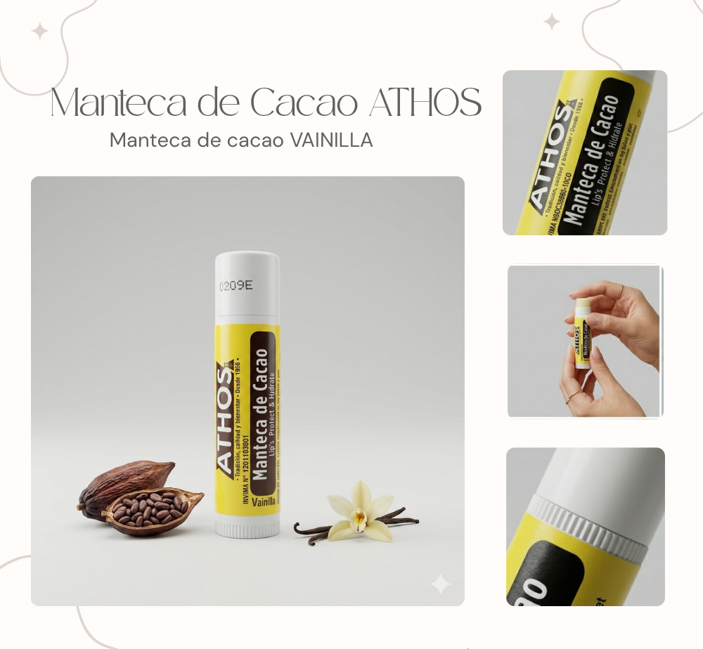 MANTECA DE CACAO VAINILLA ATHOS