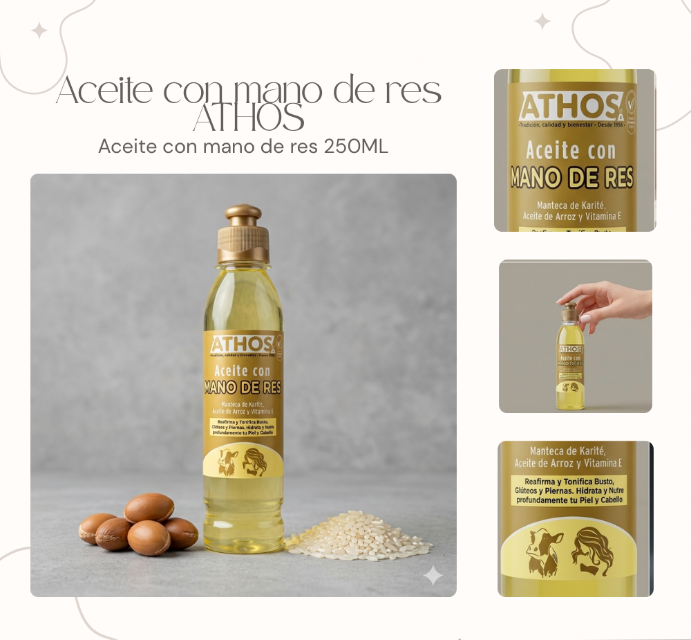 ACEITE MANO DE RES  250ML ATHOS