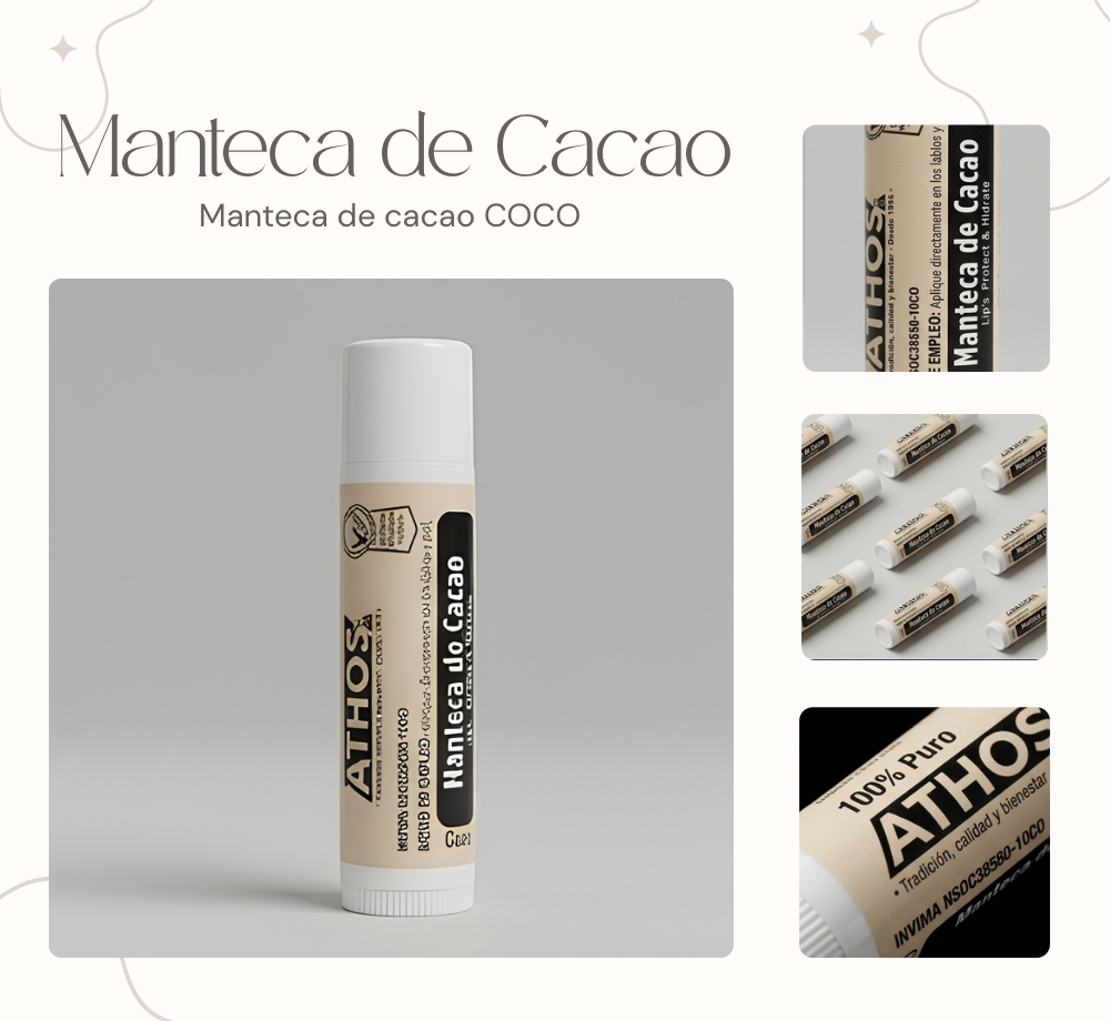 MANTECA DE CACAO COCO ATHOS