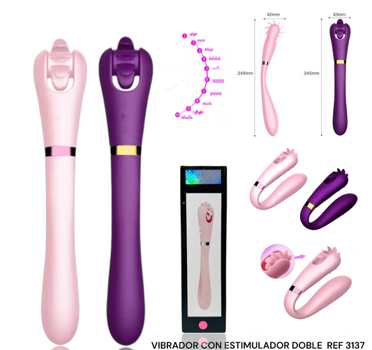 VIBRADOR  DOBLE  FUNCION