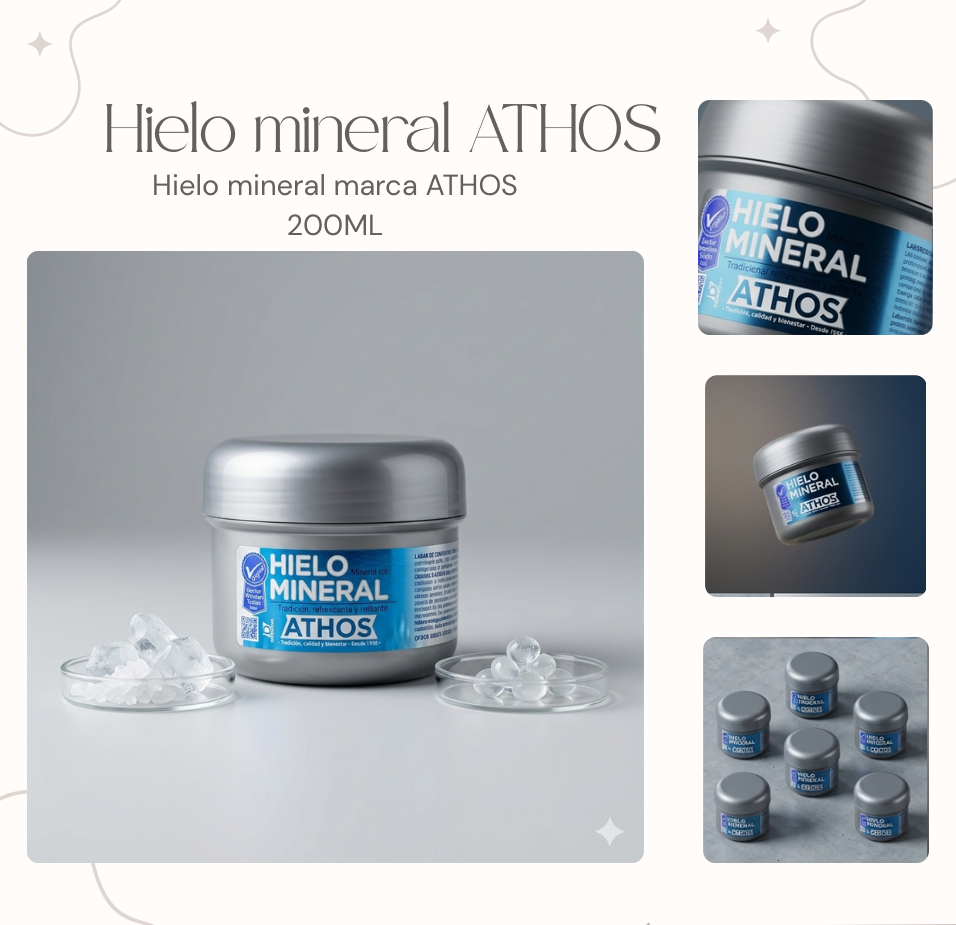HIELO MINERAL ATHOS 200 ML