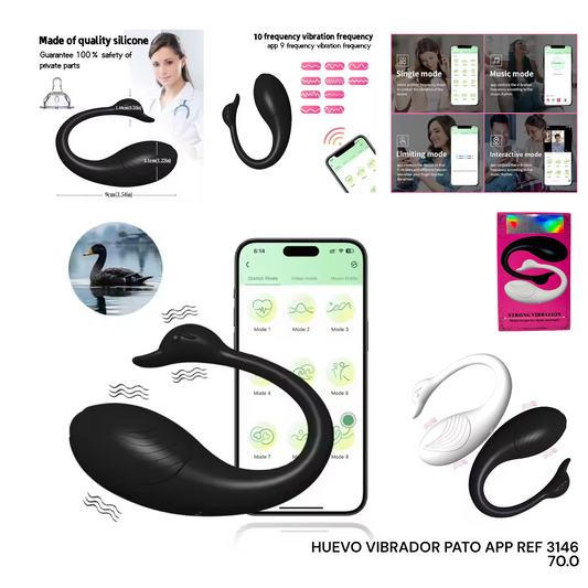 HUEVO VIBRADOR PATO APP