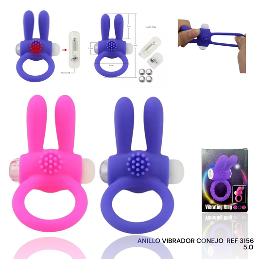 ANILLO VIBRADOR CONEJO