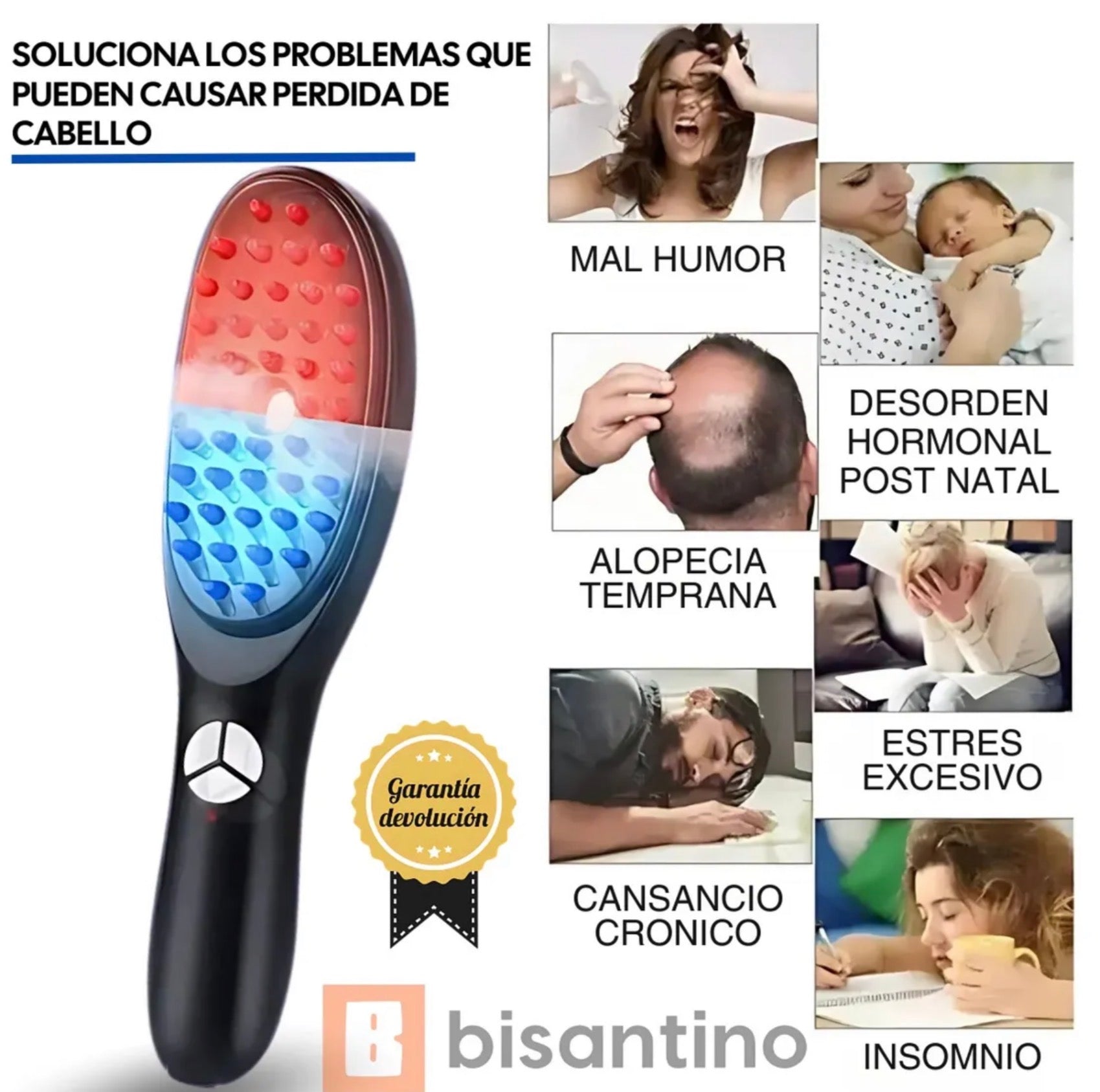 CEPILLO DE TERAPIA CAPILAR
