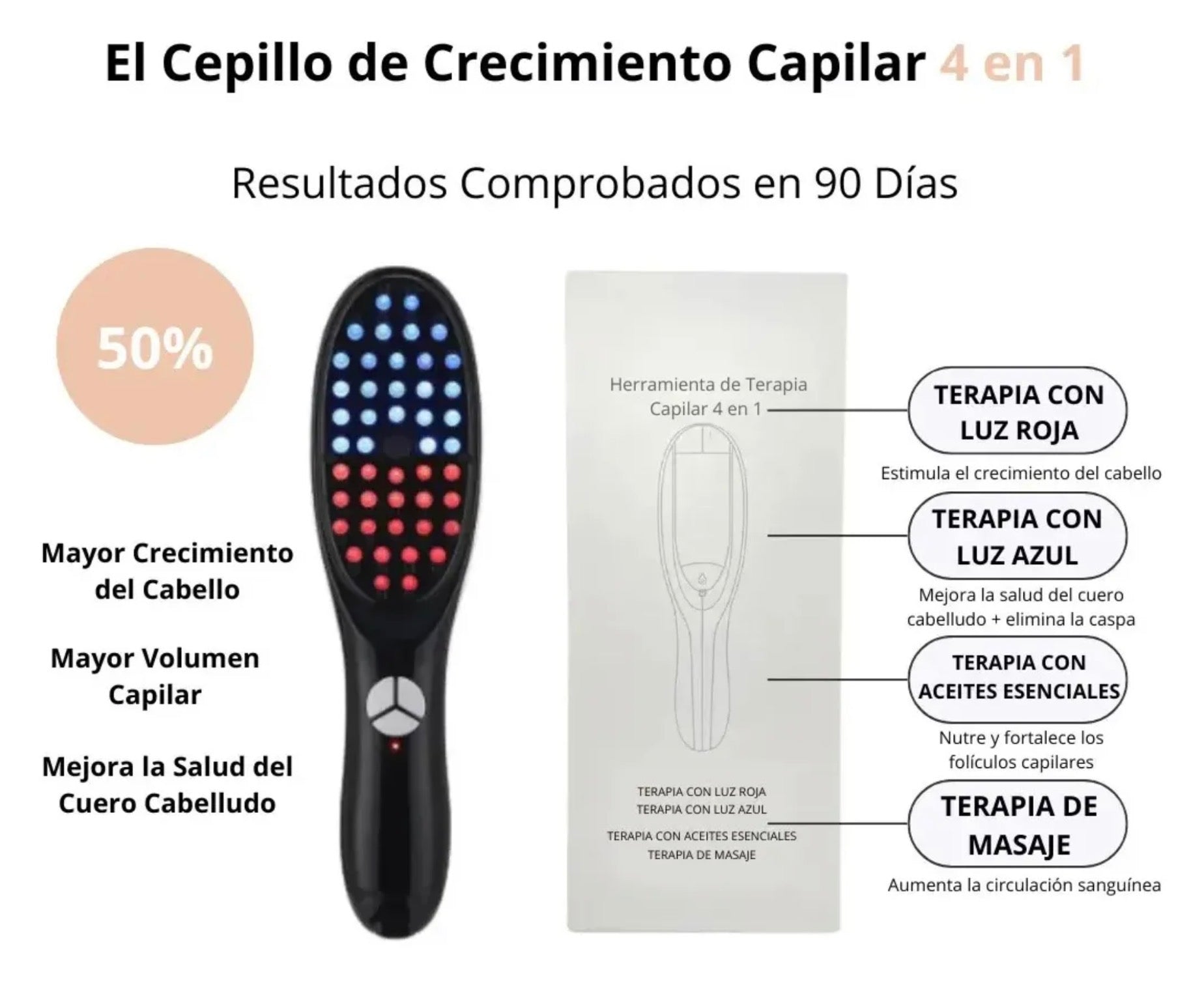 CEPILLO DE TERAPIA CAPILAR