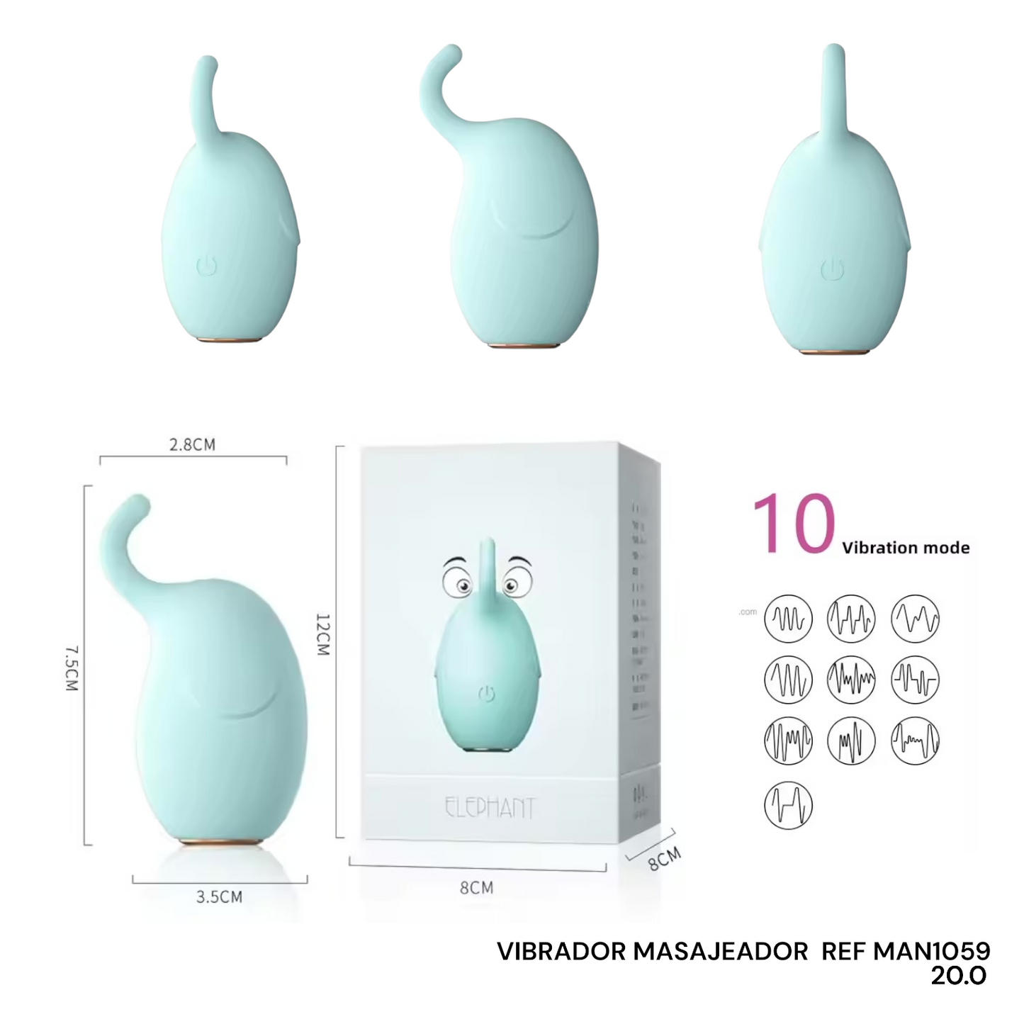 VIBRADOR MASAJEADOR