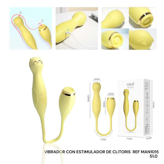 VIBRADOR MASAJEADOR DOBLE