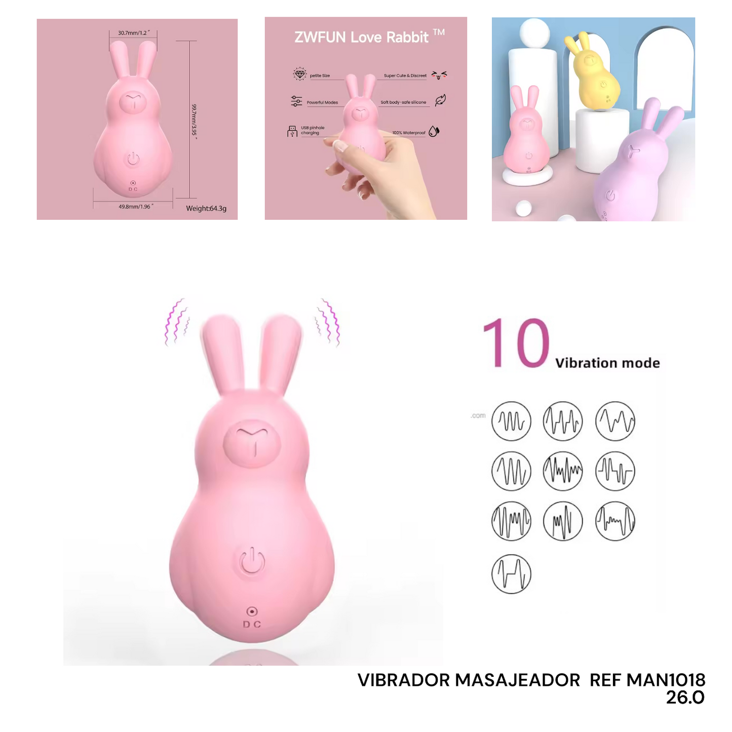 VIBRADOR MASAJEADOR