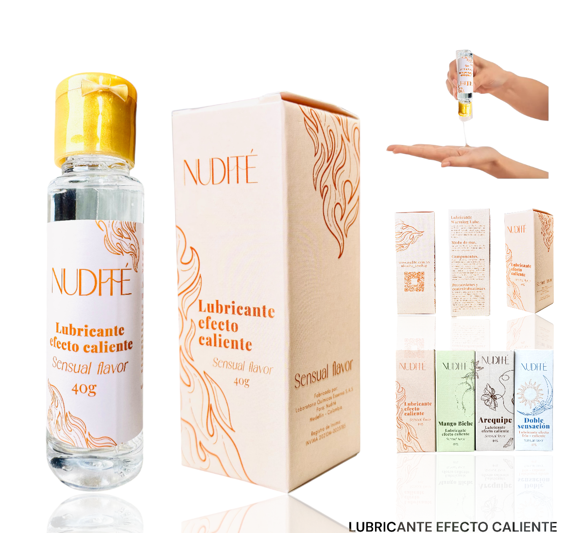 Lubricante sensacion Caliente