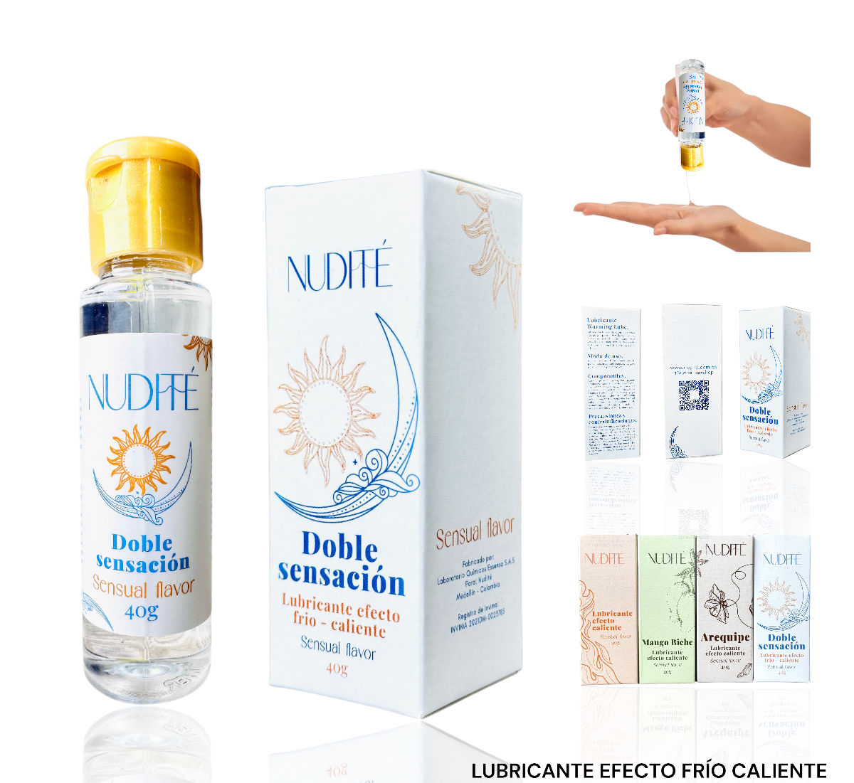Lubricante sensacion frío-Caliente