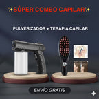 COMBO CEPILLO TERAPIA CAPILAR + PULVERIZADOR (Envío Gratis)