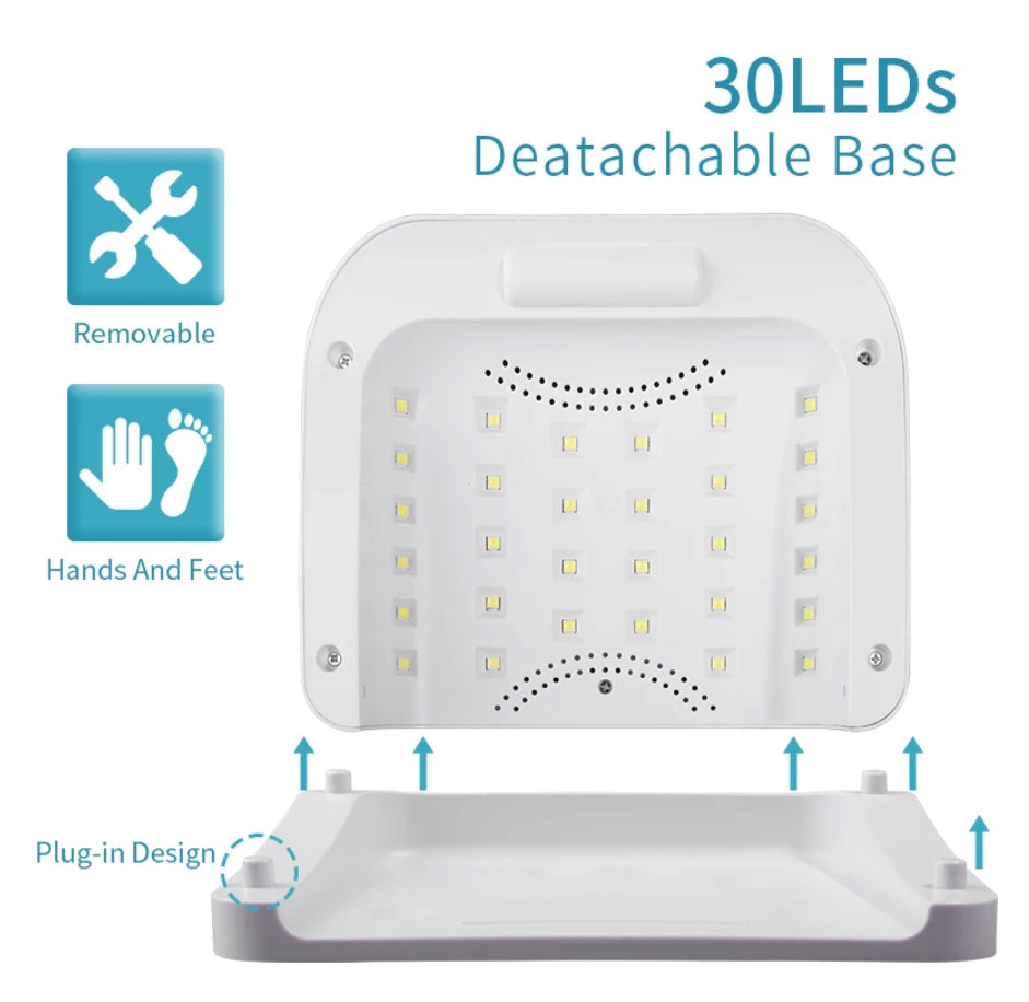 LAMPARA INALAMBRICA LED/UV 120W