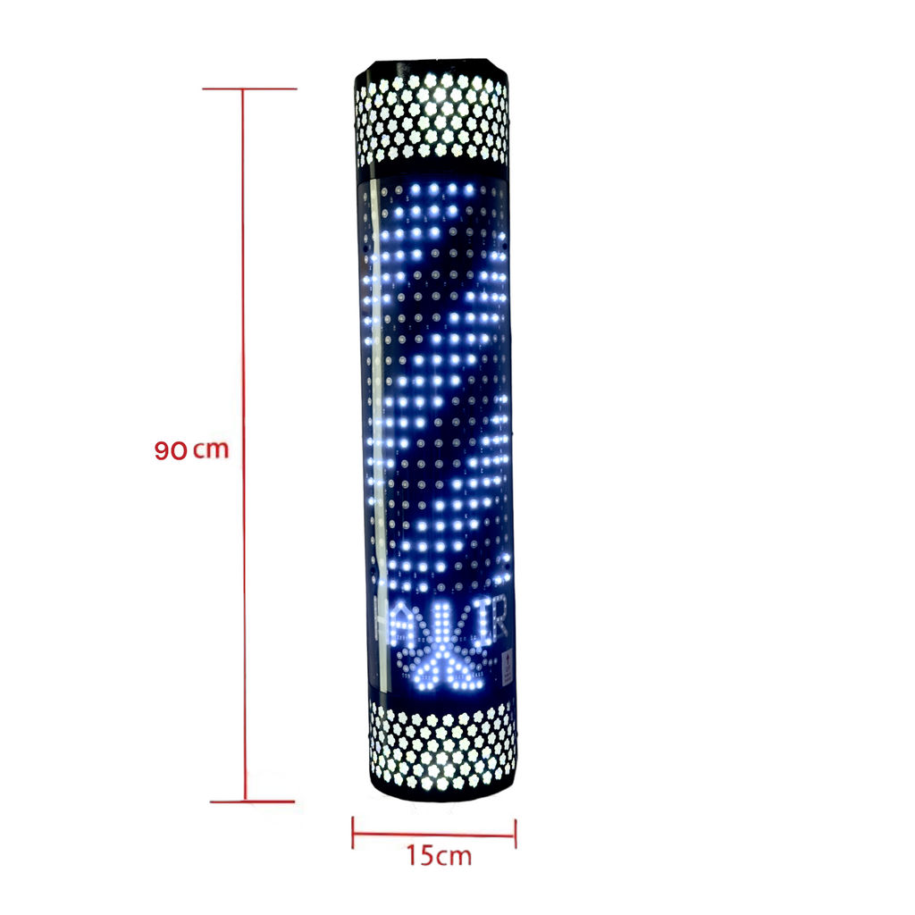 BARBER POLE  LED BLANCA