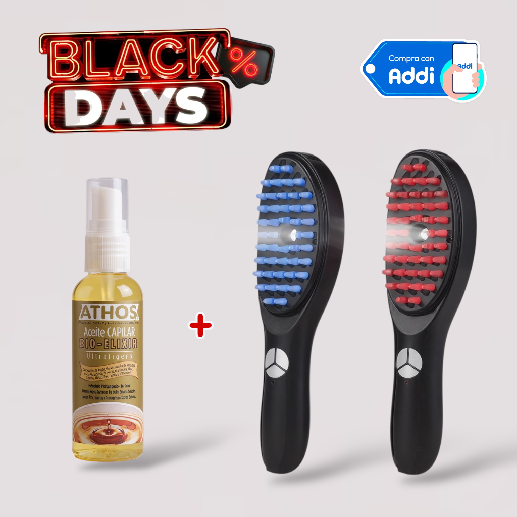 COMBO ACEITE CAPILAR  + CEPILLO TERAPIA CAPILAR (Envío Gratis)
