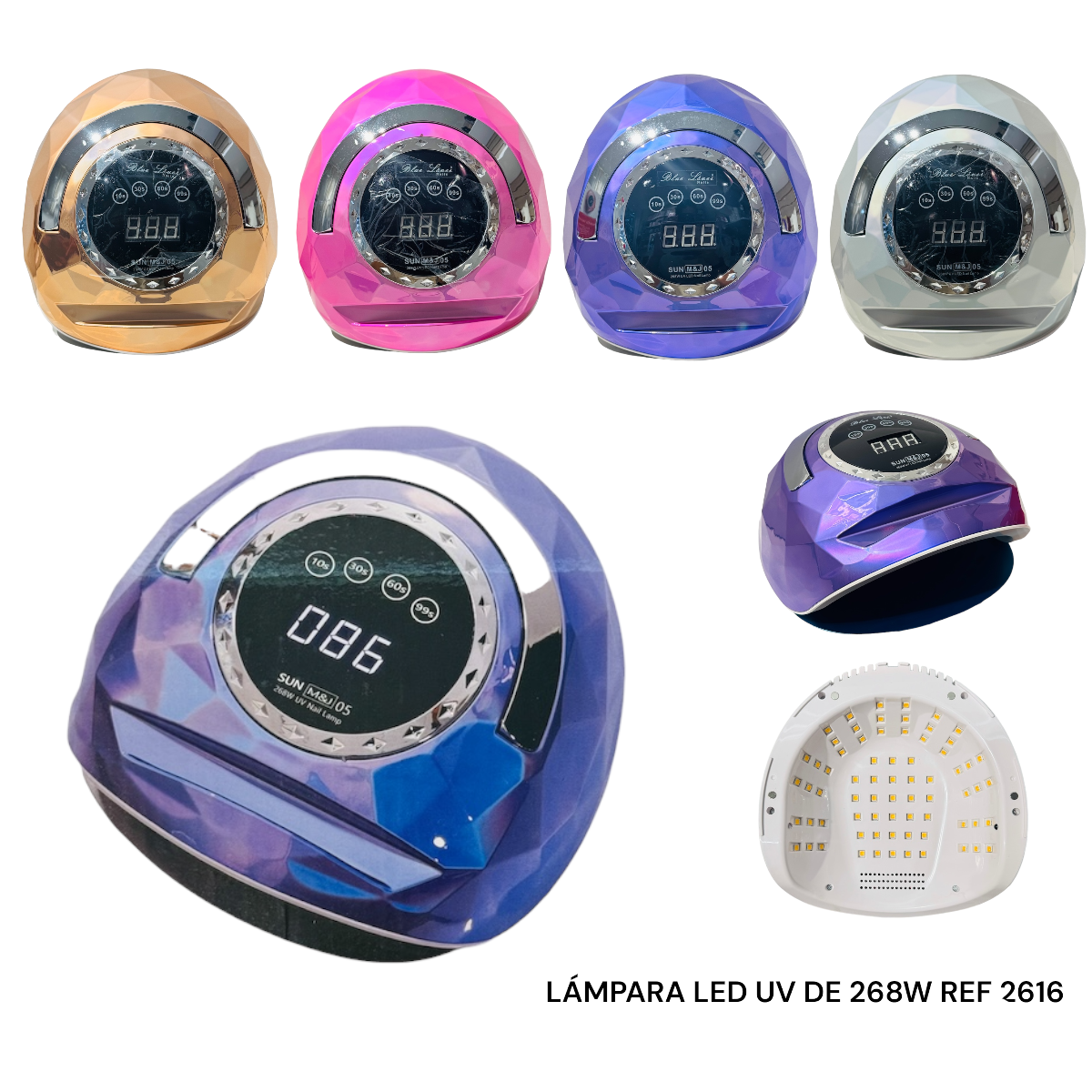 LAMPARA LED UV DE 268W METALIZADA