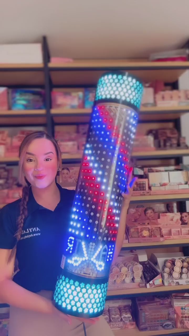 BARBER POLE LED MULTICOLOR